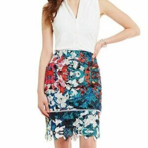 NWT Antonio Melani Lace Pencil Skirt Size 6